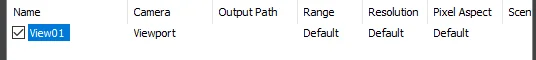 Batch Render setup / step 2